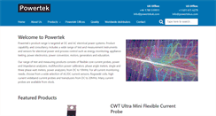 Desktop Screenshot of powertekuk.com